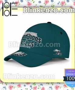 Philadelphia Eagles Super Bowl LVII Champions Adjustable Hat b