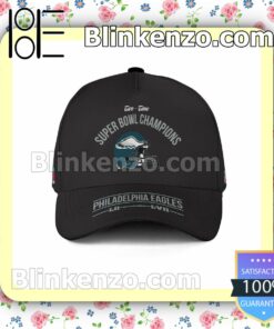 Philadelphia Eagles Two Time Super Bowl Champions Adjustable Hat