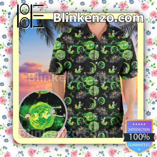 Rick And Morty Collection Hawaii Short Sleeve Shirt