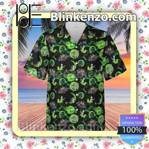 Rick And Morty Collection Hawaii Short Sleeve Shirt a