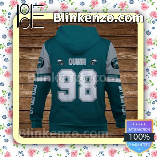 Robert Quinn Philadelphia Eagles Pullover Hoodie Jacket b