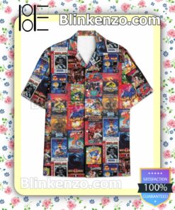 Sega Genesis Poster Men Casual Shirt