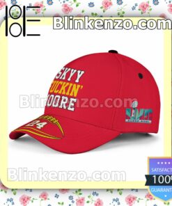 Skyy Fuckin Moore 24 Kansas City Chiefs Adjustable Hat b