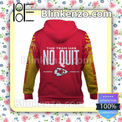 Skyy Moore 24 This Team Has No Quit Kansas City Chiefs Pullover Hoodie Jacket b