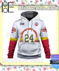 Skyy Moore Job's Not Finished Kansas City Chiefs Pullover Hoodie Jacket a