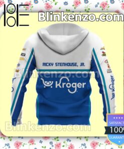 Stenhouse Jr Car Racing Kroger Blue Pullover Hoodie Jacket b