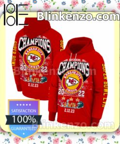 Super Bowl Champions Kansas City Chiefs 2022-2023 Pullover Hoodie Jacket