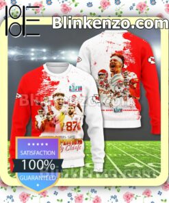 Super Bowl Champions Kansas City Chiefs Red White Splash T-shirt, Pullover Jacket, Joggers c