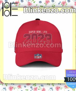 Super Bowl LVII 2023 NFL Kansas City Chiefs Adjustable Hat