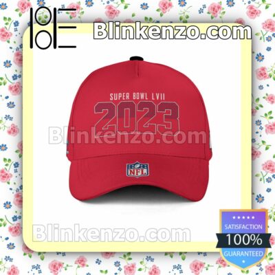 Super Bowl LVII 2023 NFL Kansas City Chiefs Adjustable Hat