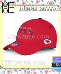 Super Bowl LVII 2023 NFL Kansas City Chiefs Adjustable Hat b