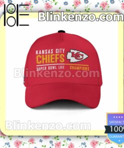 Super Bowl LVII Champions Number 9 Kansas City Chiefs Adjustable Hat b