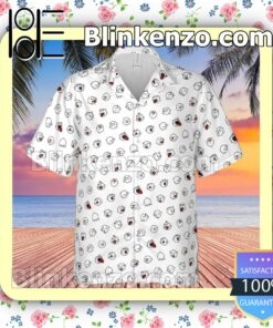 Super Mario Boo Hawaii Short Sleeve Shirt a