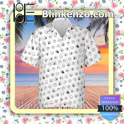 Super Mario Boo Hawaii Short Sleeve Shirt a