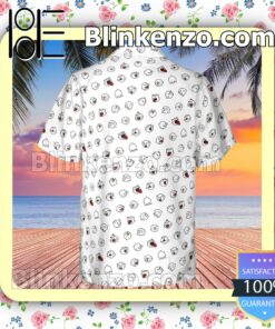 Super Mario Boo Hawaii Short Sleeve Shirt b