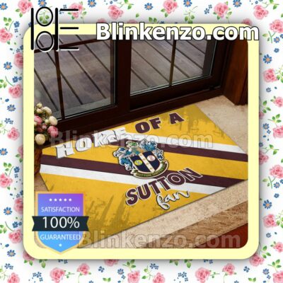 Sutton United Fan Entryway Mats