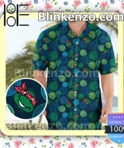 Teenage Mutant Ninja Turtles Pizza Hawaii Short Sleeve Shirt