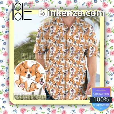 That's A Lot Of Corgi Hawaii Short Sleeve Shirt