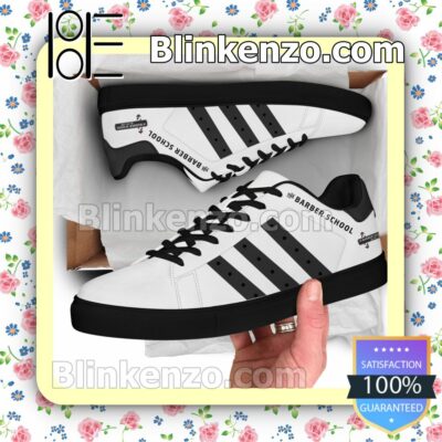 The Barber School Unisex Low Top Shoes a