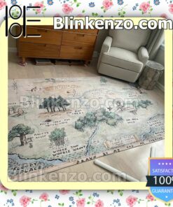 The Hundred Acre Wood Map Rug Mats