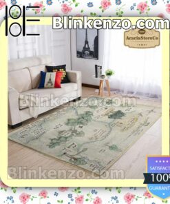 Wonderful The Hundred Acre Wood Map Rug Mats