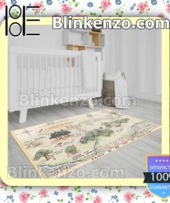 POD The Hundred Acre Wood Map Rug Mats