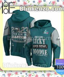 This Is My Lucky Hoodie Fly Eagles Fly Philadelphia Eagles Pullover Hoodie Jacket