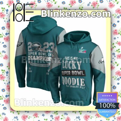 This Is My Lucky Hoodie Fly Eagles Fly Philadelphia Eagles Pullover Hoodie Jacket