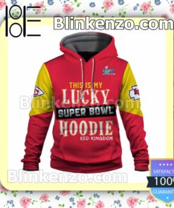 This Is My Lucky Hoodie Red Kingdom Kansas City Chiefs Pullover Hoodie Jacket a
