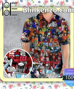 Transformers Characters Hawaii Short Sleeve Shirt