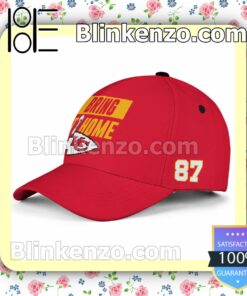 Travis Kelce 87 Bring It Home Super Bowl LVII 2023 NFL Kansas City Chiefs Adjustable Hat