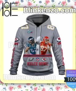 Travis Kelce 87 Kelce Bowl We Are The Best Team Kansas City Chiefs Pullover Hoodie Jacket a