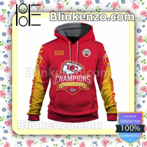 Travis Kelce 87 This Team Has No Quit Kansas City Chiefs Pullover Hoodie Jacket a