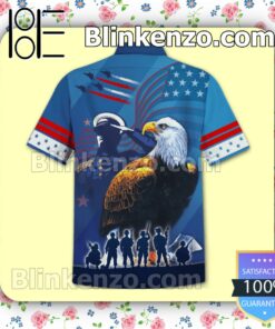 U.s.veteran Remember Honor Respect Blue Polo Shirt a