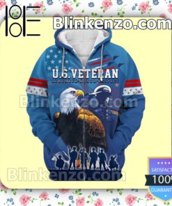U.s.veteran Remember Honor Respect Blue Polo Shirt c