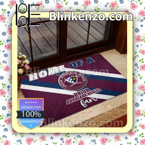 Union Bordeaux Begles Fan Entryway Mats