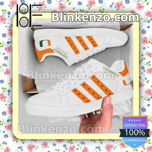 University of Miami Unisex Low Top Shoes