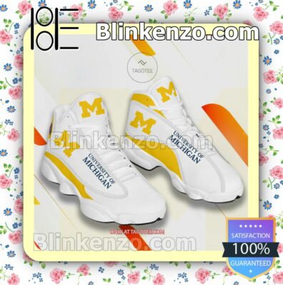 University of Michigan Nike Running Sneakers