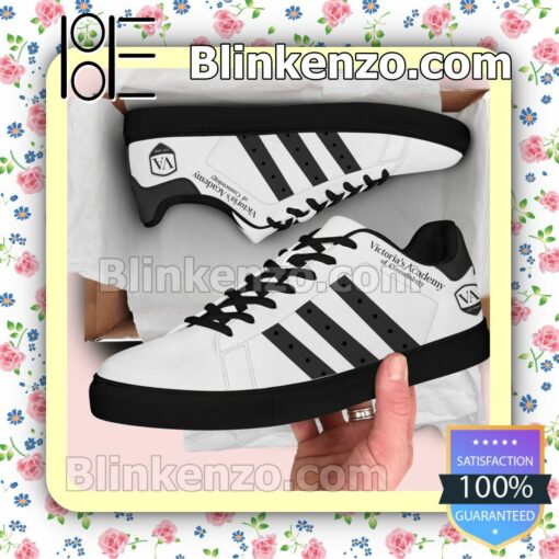 Victoria's Academy of Cosmetology Logo Mens Shoes a