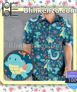 Water Pokemon Hawaii Short Sleeve Shirt