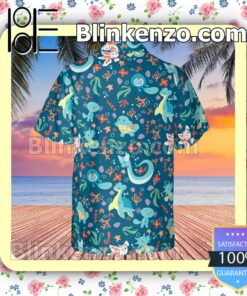 Water Pokemon Hawaii Short Sleeve Shirt b