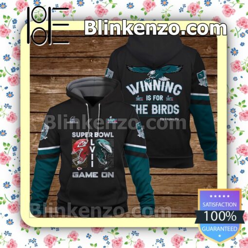 Winning Is For The Birds Philadelphia Eagles Game On Pullover Hoodie Jacket