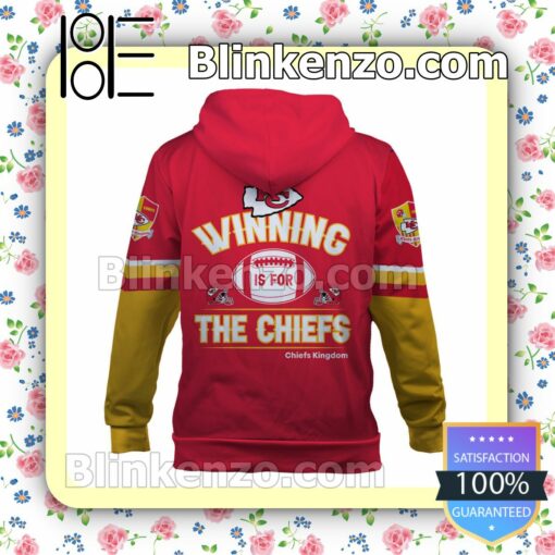Winning Is For The Chiefs Kansas City Chiefs Game On Pullover Hoodie Jacket b