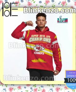 Yellow And Red Kansas City Chiefs Pullover Hoodie Jacket