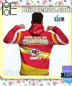 Yellow And Red Kansas City Chiefs Pullover Hoodie Jacket a