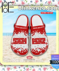 Boston University Logo Crocs Sandals a