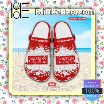 Boston University Logo Crocs Sandals a