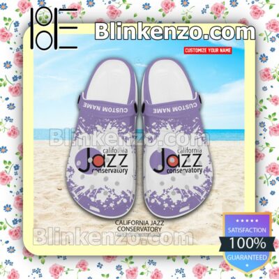 California Jazz Conservatory Logo Crocs Sandals a