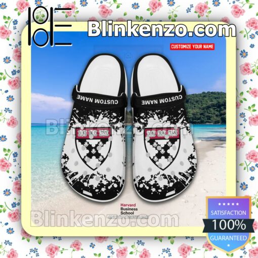 Harvard Business School Logo Crocs Sandals a