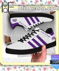 ASA College Logo Low Top Shoes a